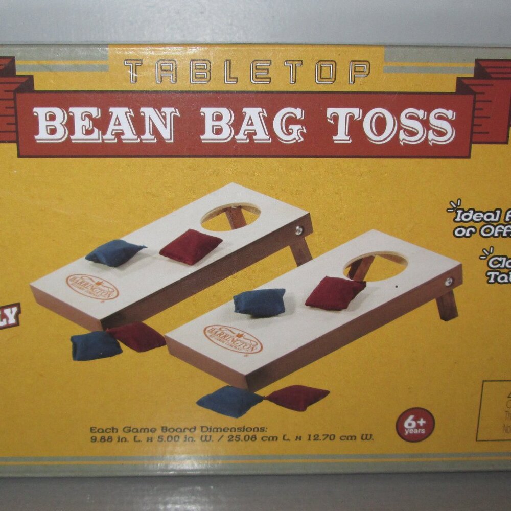 Bean Bay Toss Cornhole Tabletop Game NEW Mini Barrington